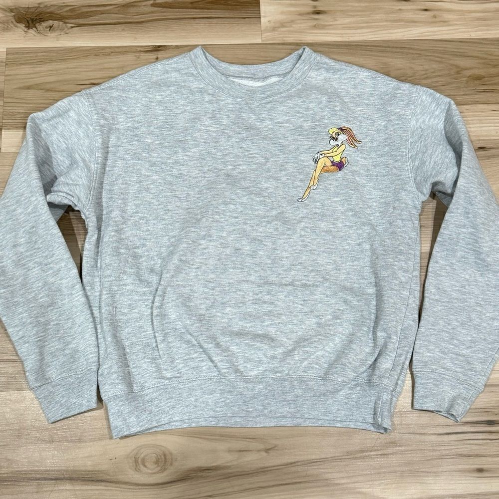 Space Jam Lola Crewneck Grey Sweatshirt Women’s Small Medium